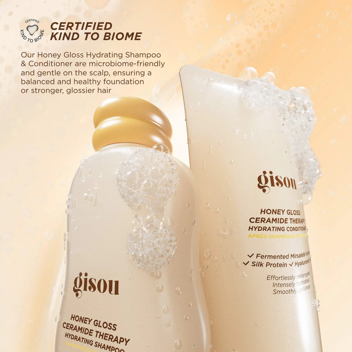 Gisou Honey Gloss Ceramide Therapy Hydrating Shampoo