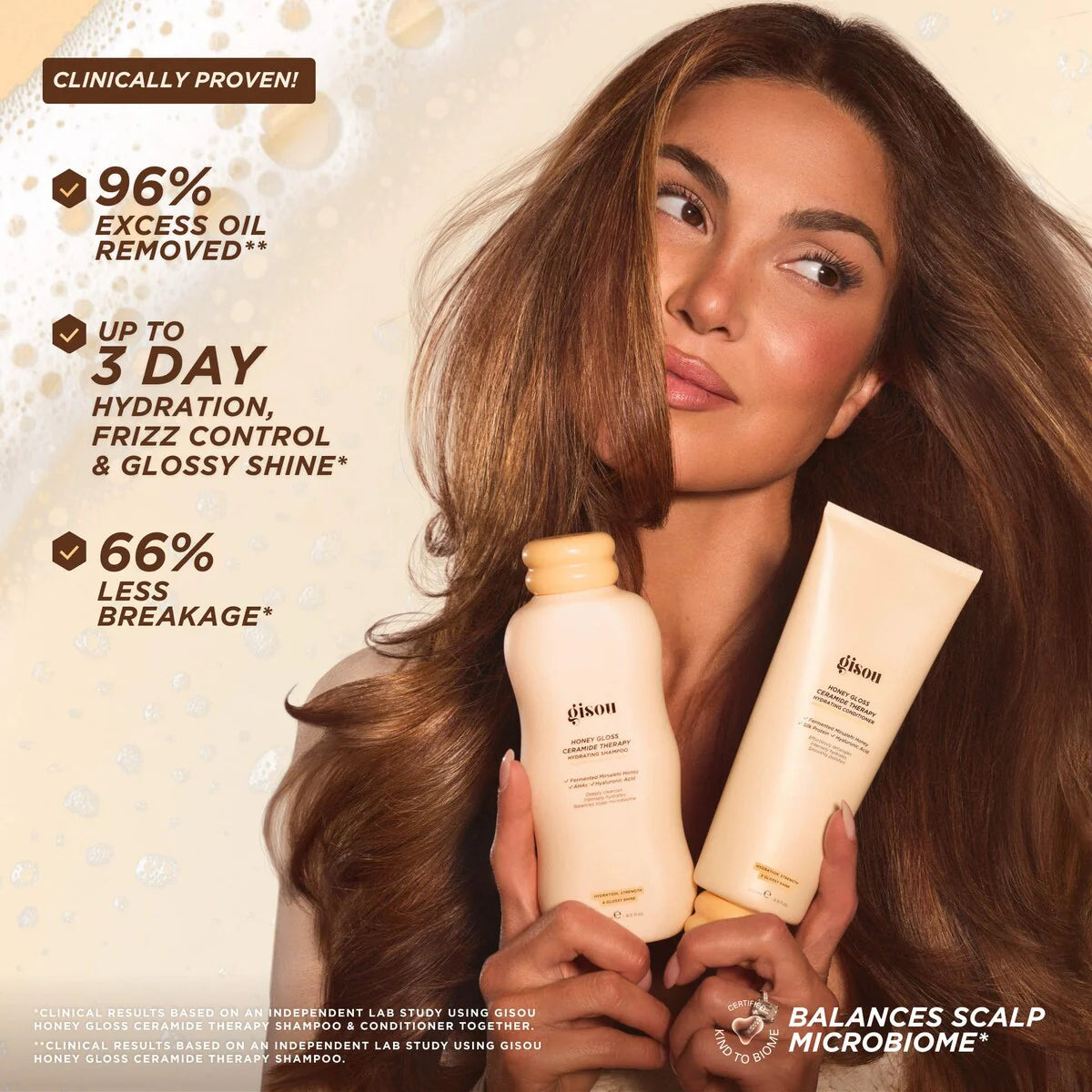 Gisou Honey Gloss Ceramide Therapy Hydrating Conditioner