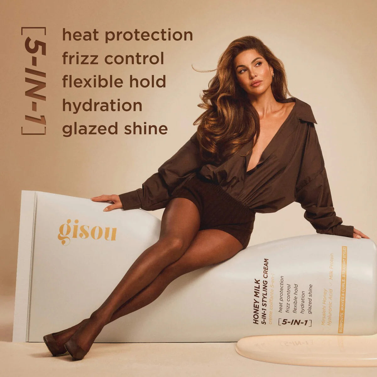 Gisou Honey Milk 5-in-1 Styling Cream