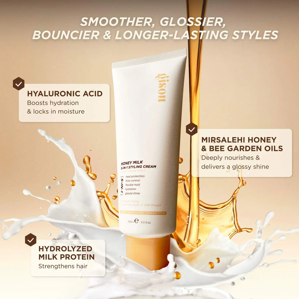 Gisou Honey Milk 5-in-1 Styling Cream