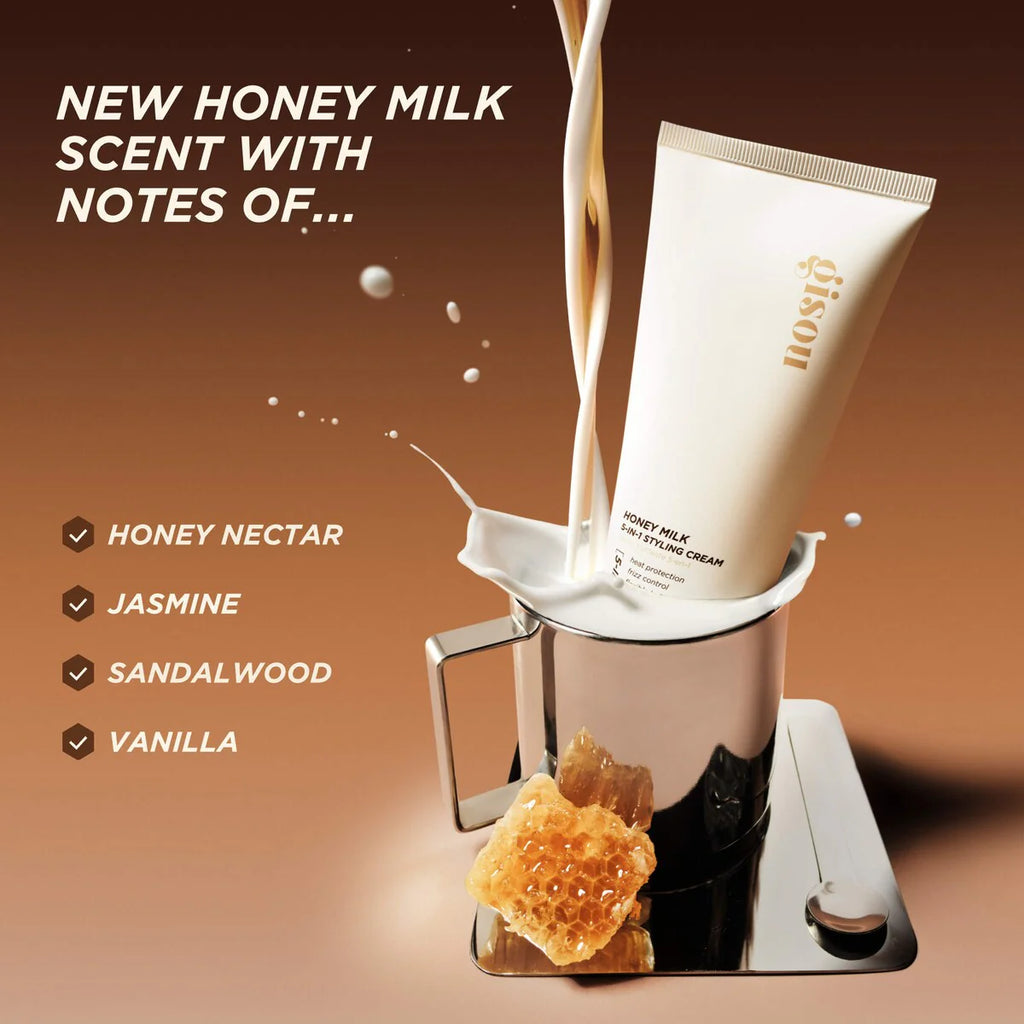 Gisou Honey Milk 5-in-1 Styling Cream