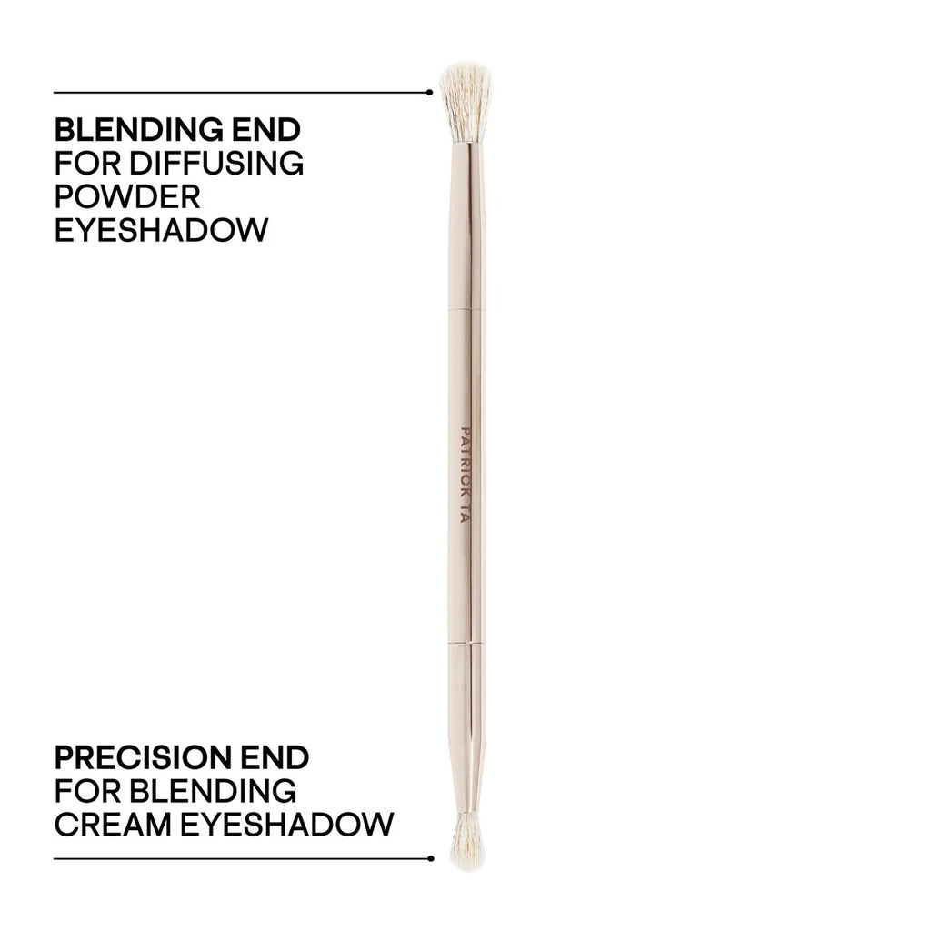 PATRICK TA Dual Ended Eyeshadow Brush