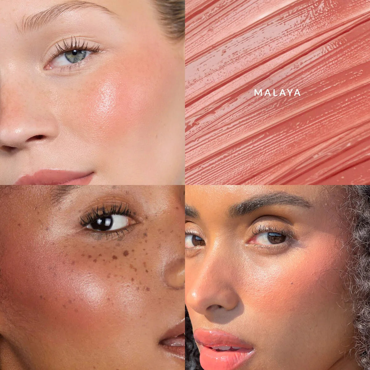 REFY Cream Blush Duo with Duo Face Brush Gift Set