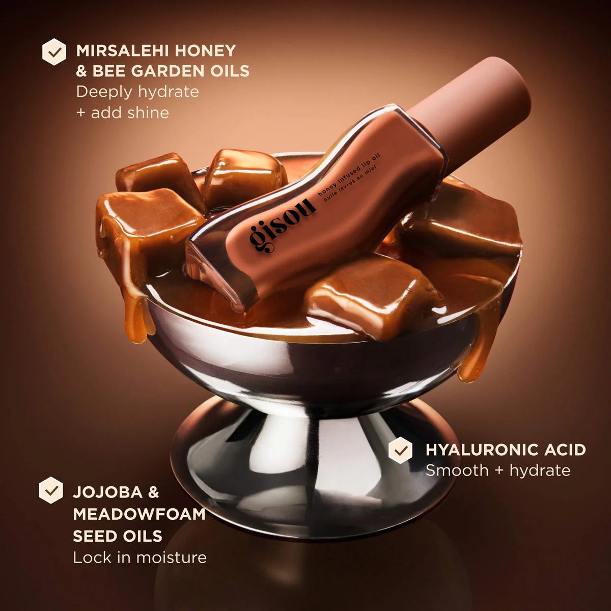 Gisou Honey Infused Hydrating Lip Oil